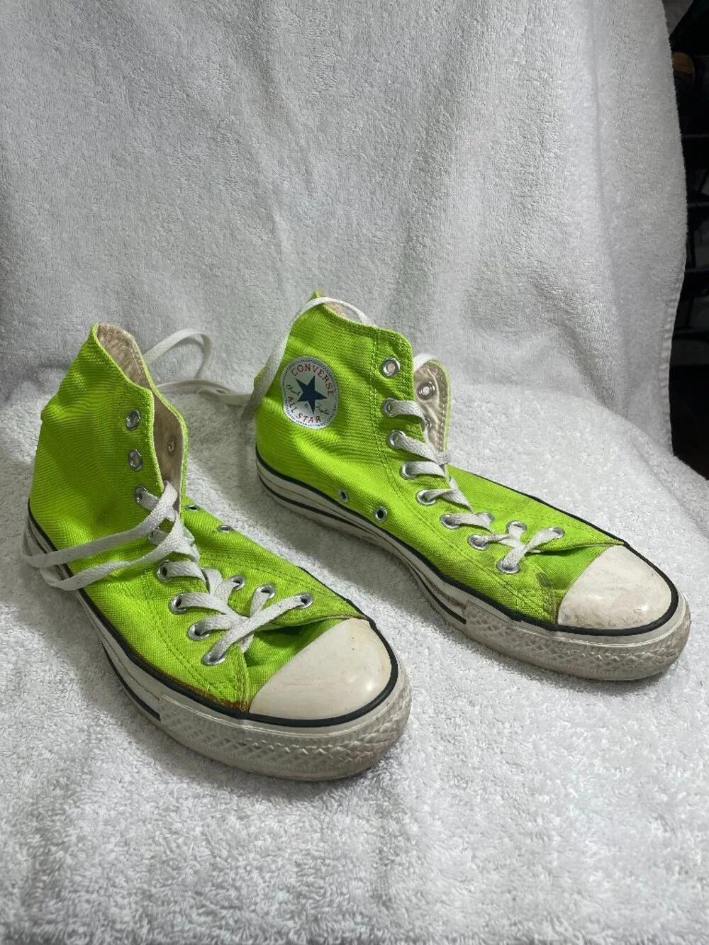 Converse All Star Chuck Taylor High Top Sneakers Shoes Womens Size 10 Green